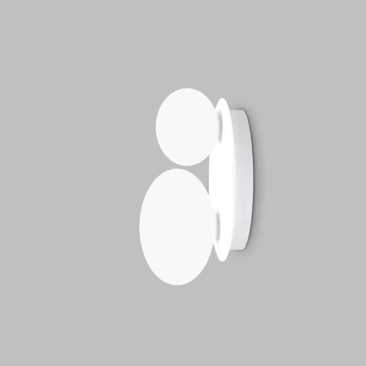 Aplica de perete design modern Ninfea ap2 alb