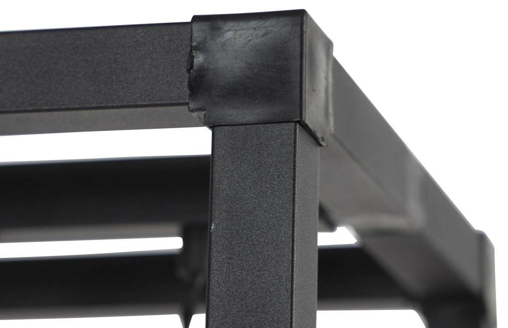 Lampă de podea inteligentă neagră cu 3 lumini, inclusiv Wi-Fi G95 - Big Cage