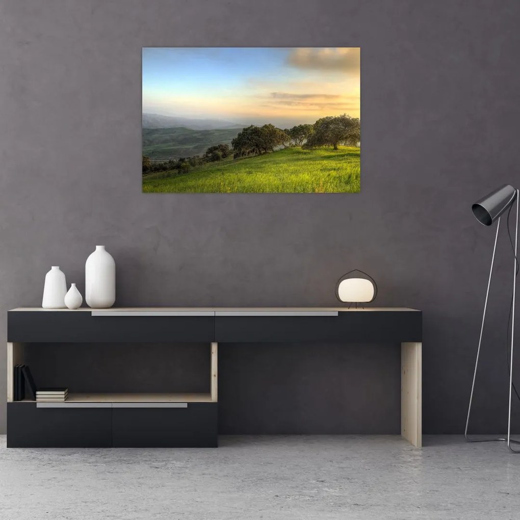 Tablou - Privire de pe deal (90x60 cm)