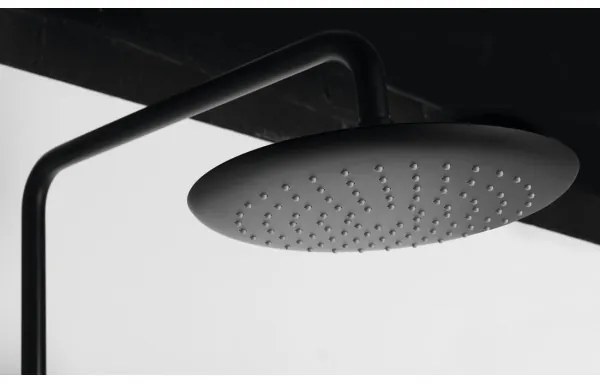 Sapho - Set de duș SOLARIS cu baterie, negru mat