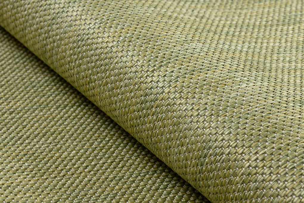 Covor, traversa SISAL SION A5165A Melanj țesute plate verde