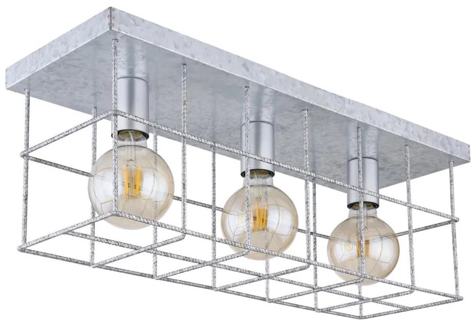 Plafonieră Globo 15530Z-3D MERRIL 3xE27/60W/230V