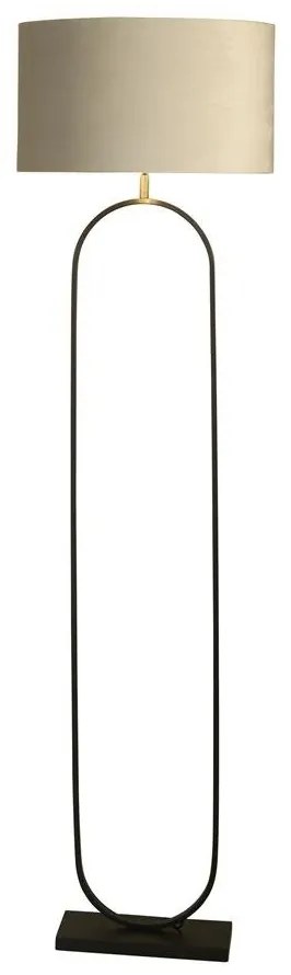 Lampadar/Lampa de podea decorativa Modish negru/taupe