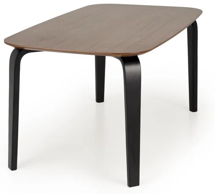 Masa Pedro nuc/negru L160 cm