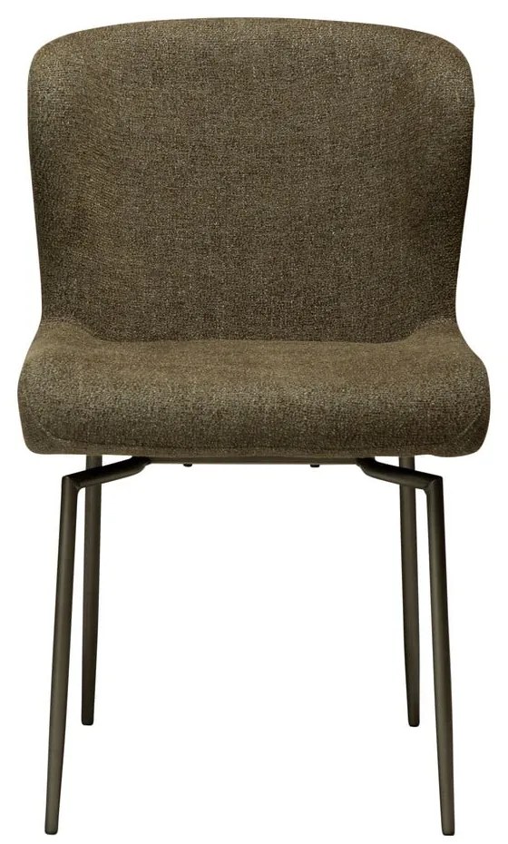 Scaun de dining kaki tapițat Glam – DAN-FORM Denmark