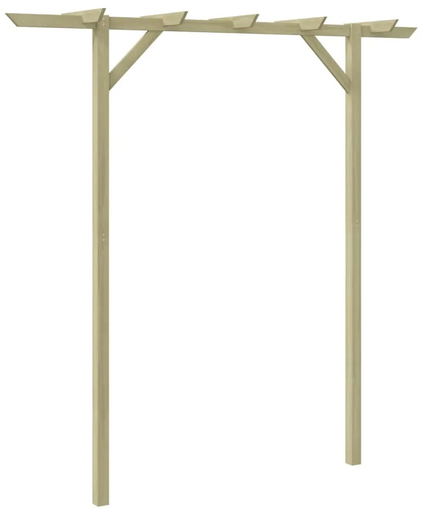 Pergola de gradina, 200 x 40 x 205 cm, lemn 1, 200 x 40 x 205 cm