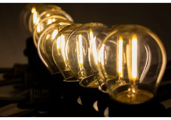 Lanț decorativ de exterior MIMOSA 20xE27/1,3W/230V IP44 10m