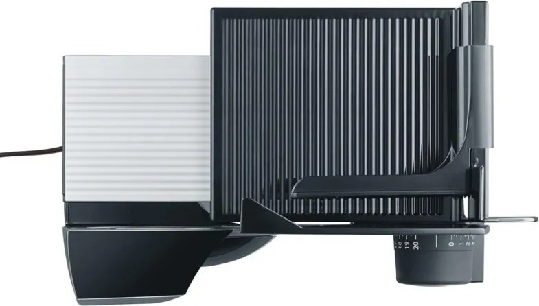 Mașină de tăiat cârnați Graef SKS100, 170 W, lamă de 170 mm, oțel inoxidabil, sistem de blocare pentru copii, negru