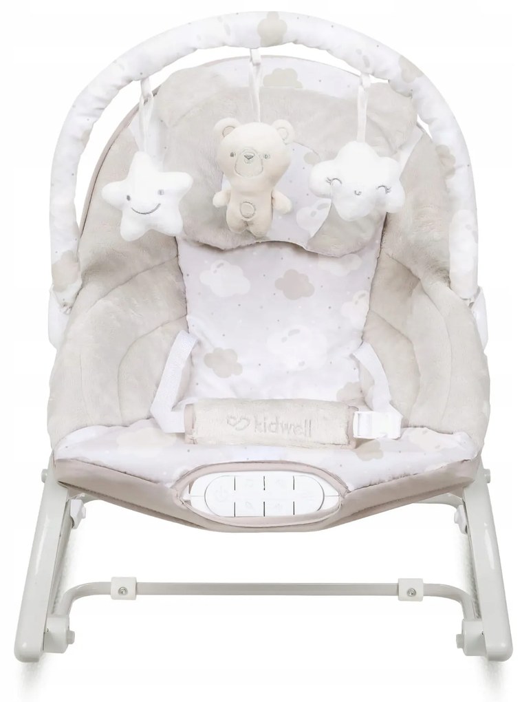 ShopJK BALANSOAR CU VIBRAȚII PENTRU BEBLUȘI KIDWELL PINO BEJ