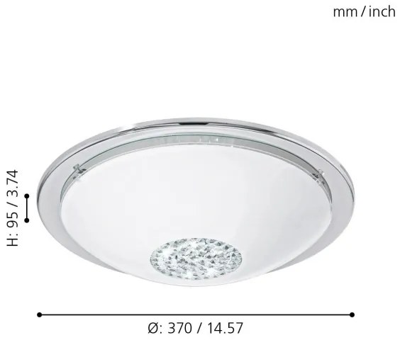 Plafonieră LED Eglo 93778 GIOLINA LED/12W/230V