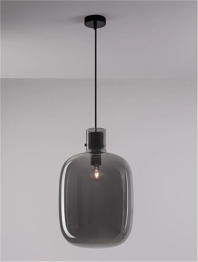 Lustra, Pendul design modern CINZIA fumuriu, 30cm