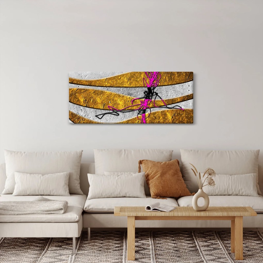 Tablou cu abstracție (120x50 cm)