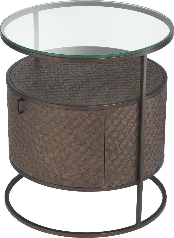 Noptiera/ Masuta laterala design LUX Napa Valley bronz 113397 HZ