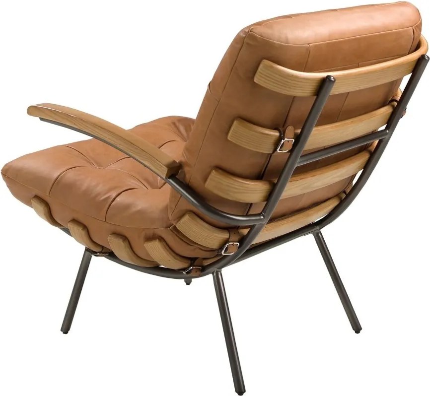 Fotoliu LUX design italian Cowhide brown