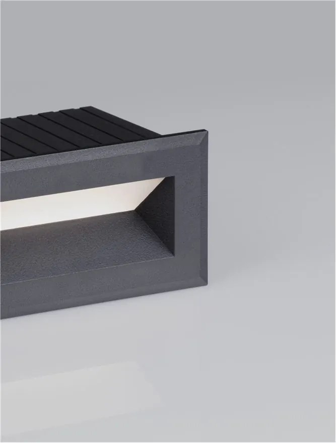 Spot LED incastrabil iluminat exterior ambiental IP54 VIVION negru