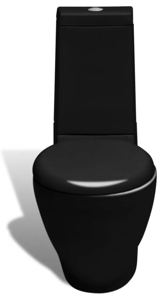 Set de toaleta & bideu, negru, ceramica
