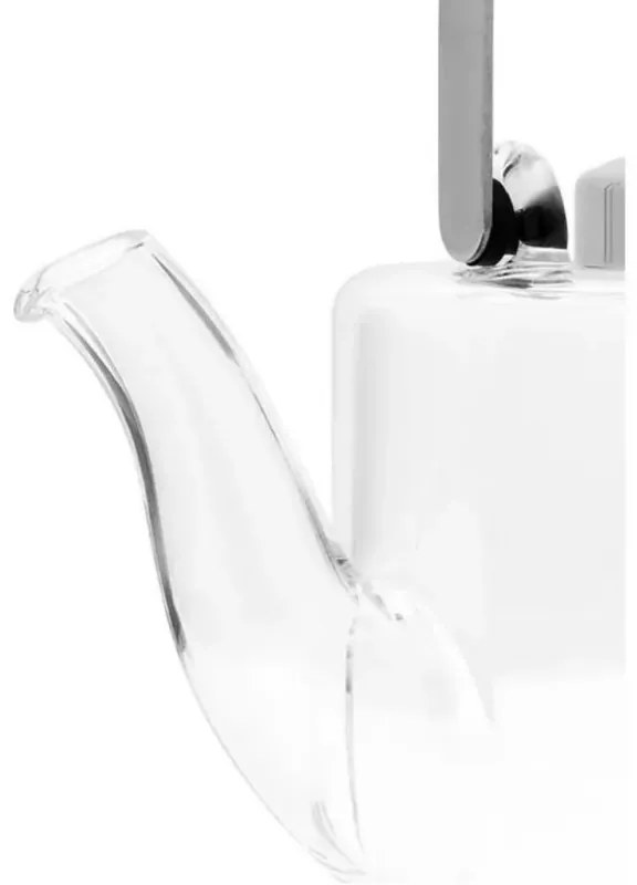 Ceainic BJORN Viva Scandinavia V34301, 650 ml, Maner rece, Infuzor, Capac inox, Transparent