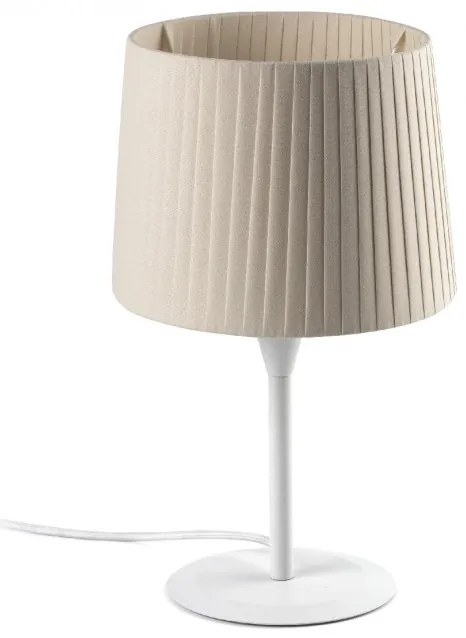 Veioza / Lampa de masa moderna design elegant SAMBA alb/bej 64310-38