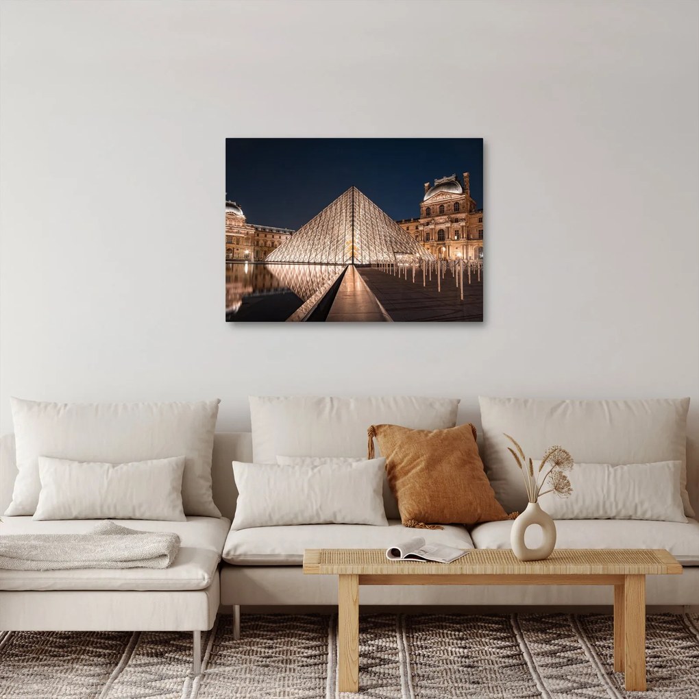 Tablou - Louvre noaptea (70x50 cm)