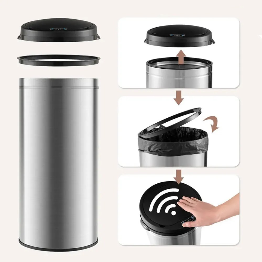 Coș de gunoi cu senzor, 30 l