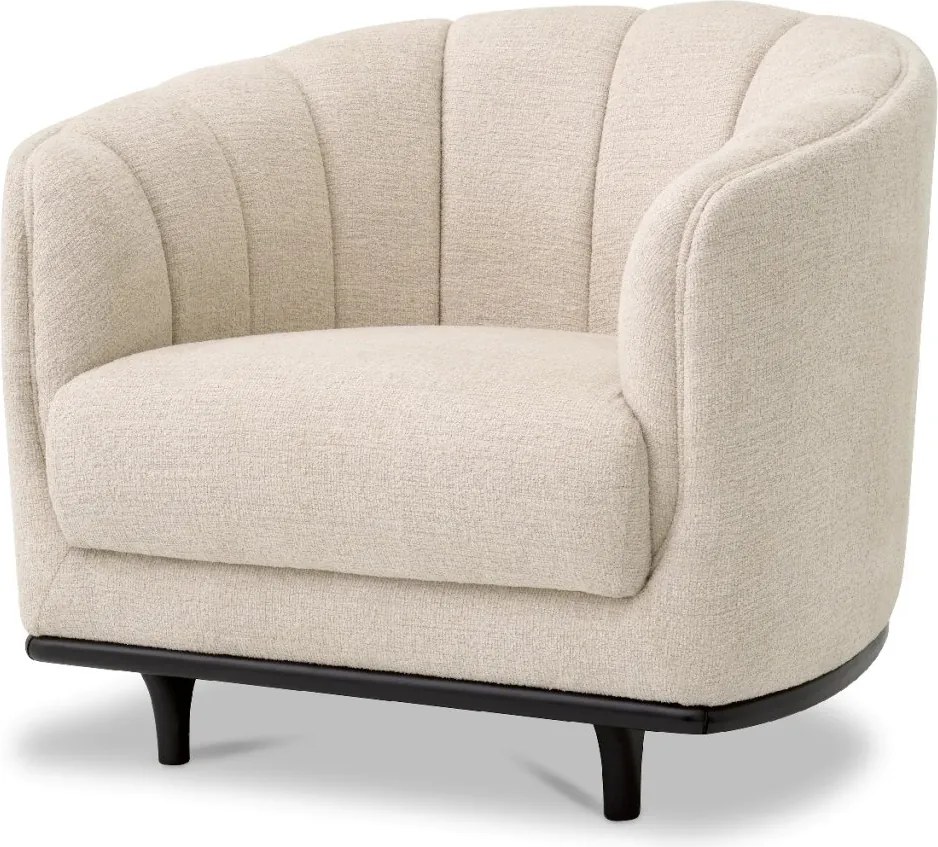 Fotoliu modern design LUX Agostino, Nuoro beige