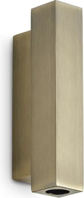 Aplica de perete LOOK LED AP2 SQUARE D30 H150 ON-OFF OTTONE 3000K