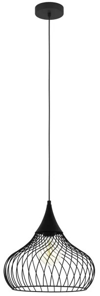 Eglo 43344 - Lustră pe cablu STAVERTON 1xE27/60W/230V