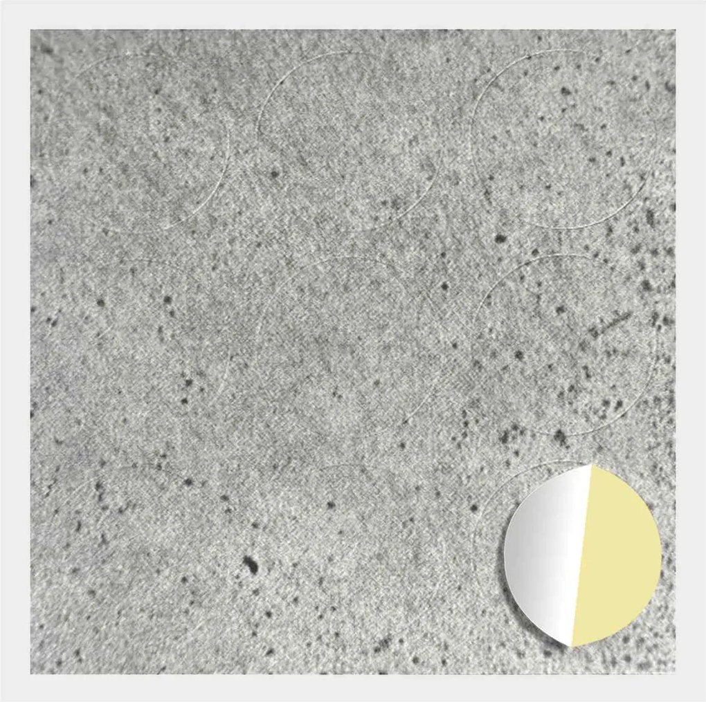 vidaXL Copertă autocolantă pentru șuruburi 12 pcs Gri din beton