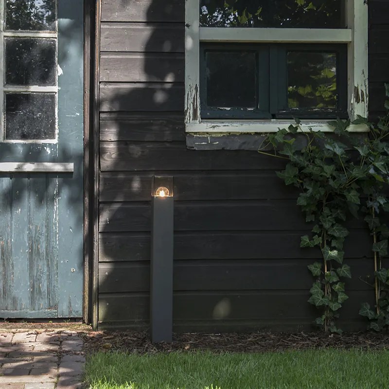 Lampă de exterior inteligentă cu picior antracit 70 cm inclusiv Wifi P45 - Denmark