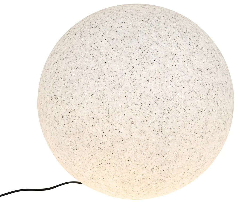 Lampă de exterior inteligentă gri 56 cm IP65 inclusiv LED - Nura
