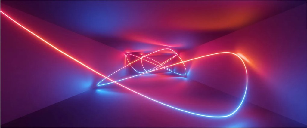 Tablou cu abstracție modernă (120x50 cm)