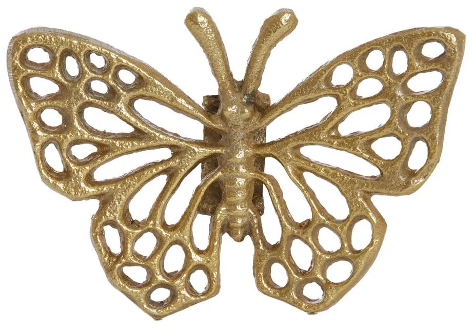 Decorațiune de perete din metal 10x7 cm Butterfly – Light &amp; Living