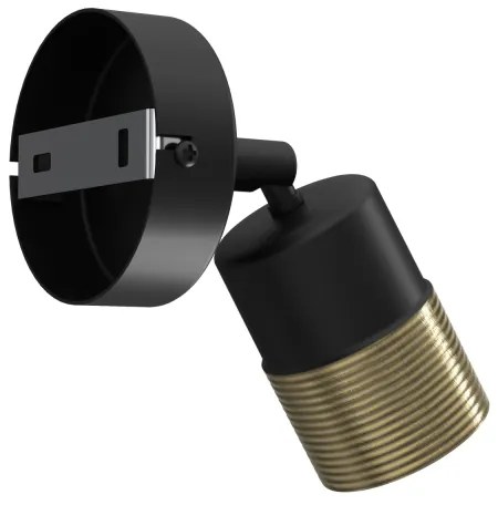 Spot de perete MIZU 1xGU10/8W/230V negru/alamă