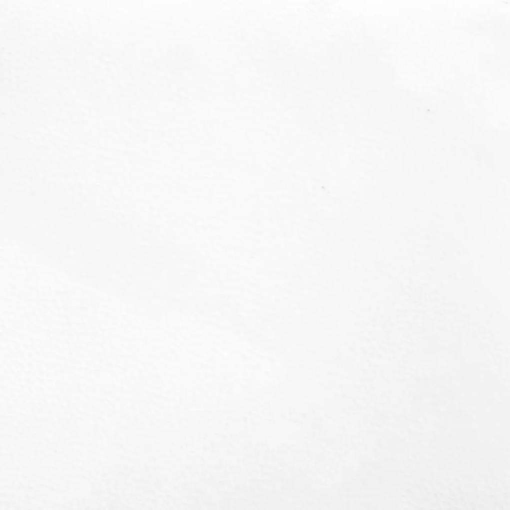Tablie de pat cu aripioare, alb, 83x16x118 128 cm, piele eco 1, Alb, 83 x 16 x 118 128 cm