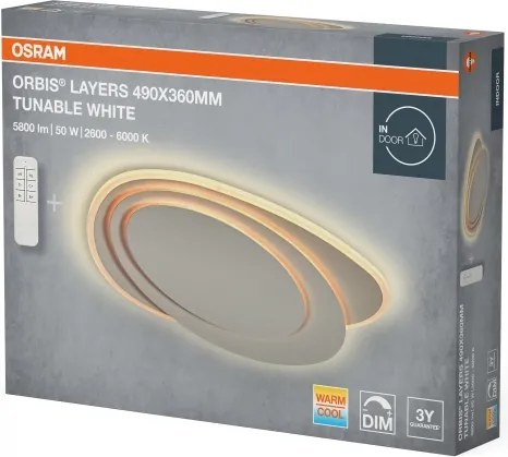Osram - LED Corp de iluminat de tavan dimabil ORBIS LAYERS LED/50W/230V 2600-6000K+DO