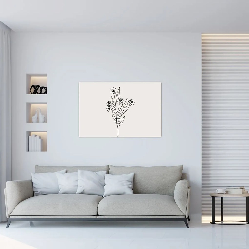 Tablou - Floare de pajiște N⁰1 (90x60 cm)