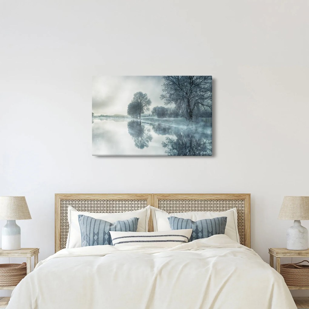 Tablou cu natura iarna (90x60 cm)