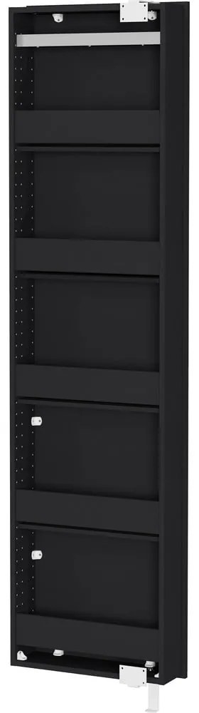 Dulap pentru hol gri antracit 50x195x18 cm Rotary – Germania