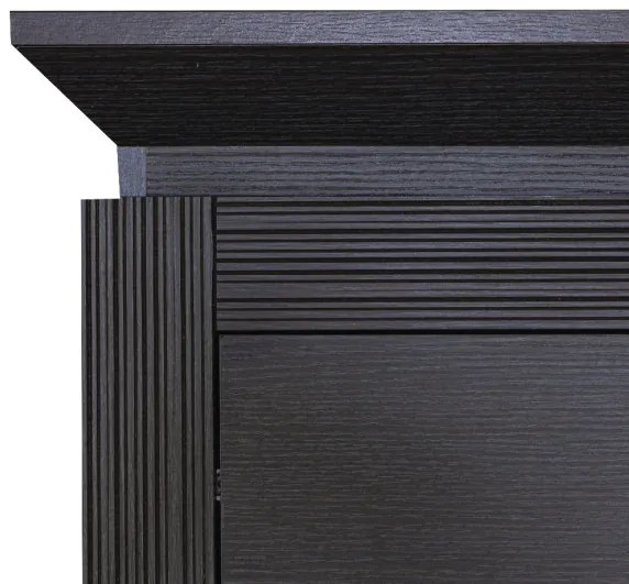 Set Mobila Living Saigon Cantori, Cu Dulap Si Vitrina, 350 Cm