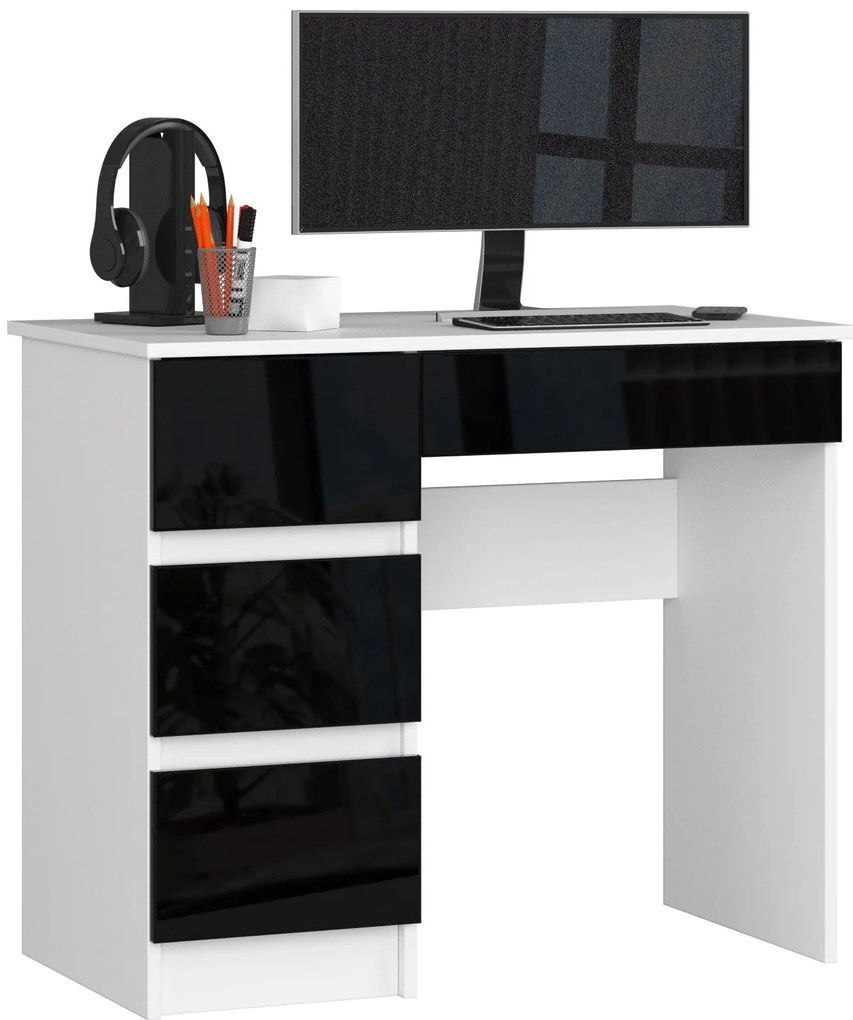 Masă PC Benicio II (Negru lucios) (S). 1069646