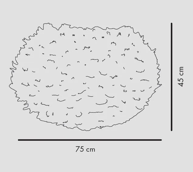 Abajur XL modern cu pene de gasca EOS alb, 75cm