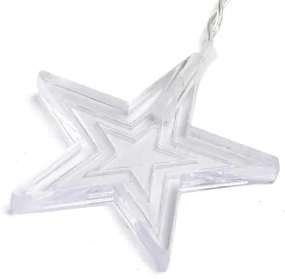 Aigostar - Ghirlandă LED de exterior pentru Crăciun 168xLED 3x1,5m IP44 alb cald stele