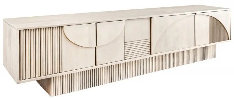 Comoda TV cu model optic 3D Art Deko 200cm Mango