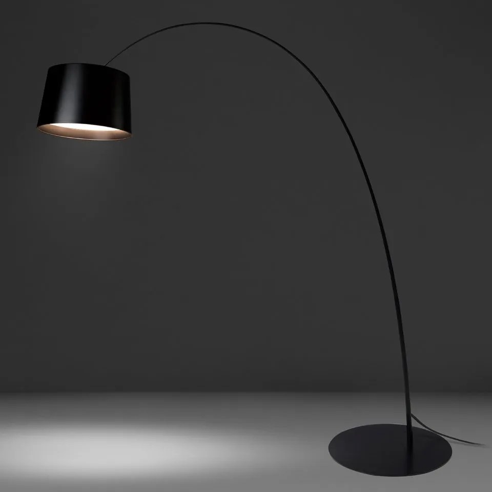 Lampa arcuita de podea eleganta design minimalist Black