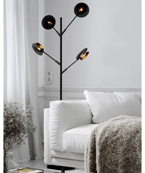 ByRydens Lampă de podea TURNO 4100960-4002 1xG9/4W/230V