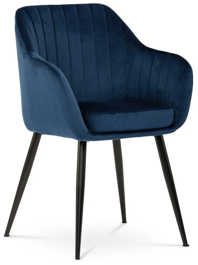 Set de scaune de sufragerie PIKA BLUE4, 2 buc