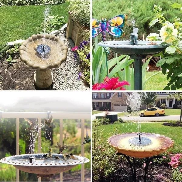 Zaparkorun Fântână solară de grădină
