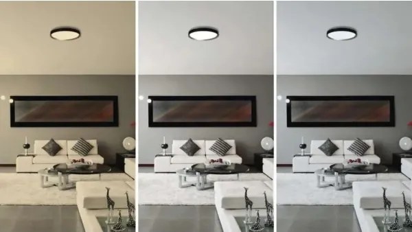 Plafonieră LED reglabilă ILVI LED/30W/230V 2700-6500K Ø 40 cm negru/alamă+telecomandă