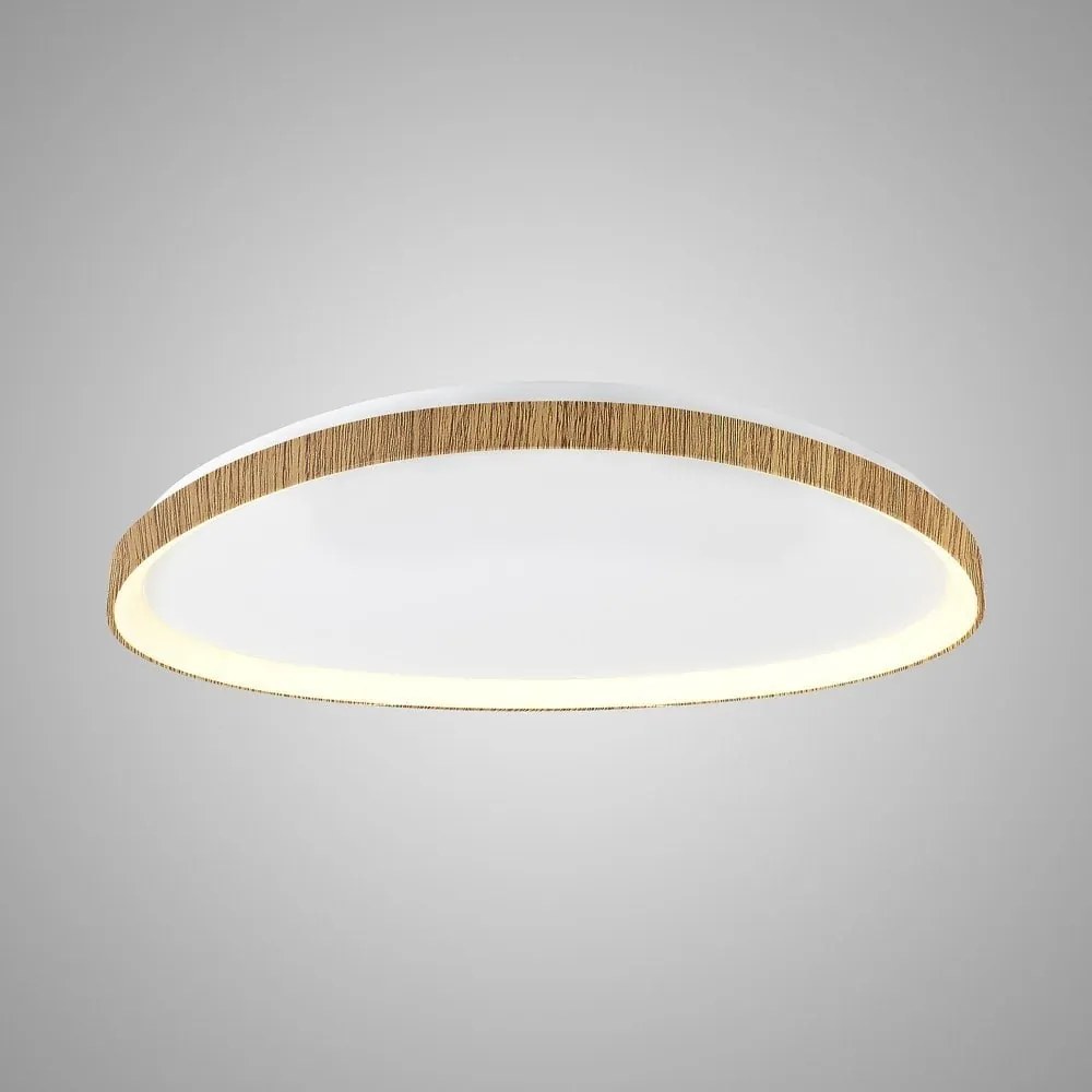 Plafoniera LED cu telecomanda NISEKO II Triangular Wood 50W