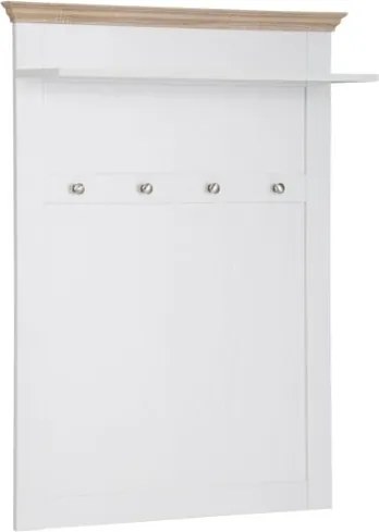 Cuier de perete cu model de stejar Støraa Bruce, alb